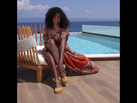 Buckle Strap Caged Sandals "Olympias"