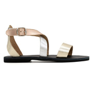 Emmanuela - handcrafted for you® Gladiator-Sandalen mit Schnallenriemen "Echo" aus Braun leder